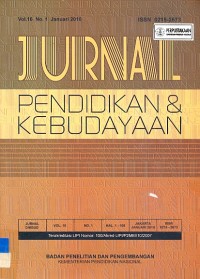 Jurnal pendidikan dan kebudayaan vol. 16 no. 1 januari 2010