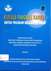 Kursus pangkas rambut untuk program kecakapan hidup