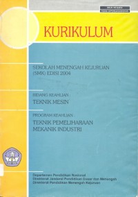 Kurikulum sekolah menengah kejuruan (SMK) edisi 2004