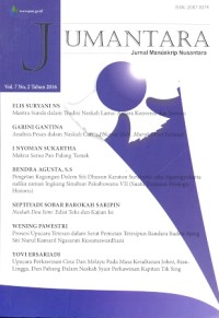 Jumantara: Jurnal Manuskrip Nusantara vol. 5 no. 1 tahun 2014
