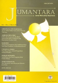 Jumantara: Jurnal Manuskrip Nusantara  vol. 1 no. 2 tahun 2010