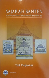 Sajarah Banten : suntingan dan terjemahan teks KBG 183