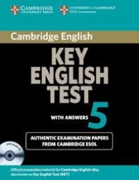 Cambridge key English test 5 [CD]