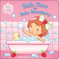 Bath time for baby strawberry