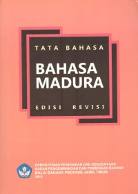 Tata bahasa: Bahasa Madura