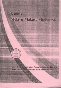 Kamus Melayu Makasar-Indonesia