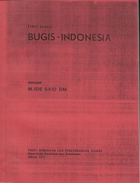 Kamus bahasa Bugis - Indonesia