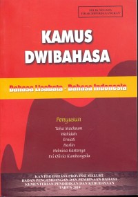 Kamus dwibahasa: bahasa Lisabata - bahasa Indonesia