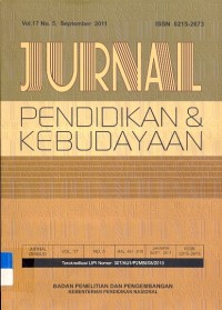 Jurnal pendidikan dan kebudayaan vol. 17 no. 5 september 2011