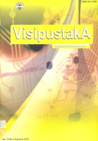 Visipustaka vol. 12 no 2 agustus 2010