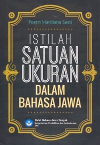 Istilah satuan ukuran dalam bahasa Jawa