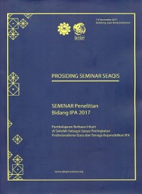 Prosiding seminar SEAQIS: seminar penelitian bidang IPA 2017