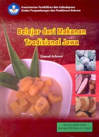 Belajar dari makanan tradisional Jawa