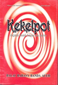 Kekelpot majalah ilmiah bahasa dan sastra volume 3 edisi desember 2007