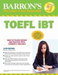 Barron's the leader in test preparation TOEFL iBT: internet-based test 14th edition