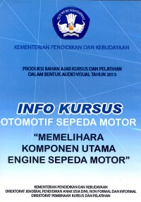 Info kursus otomotif sepeda motor 