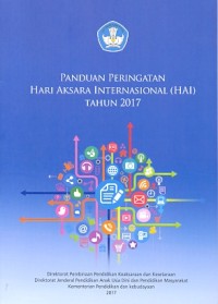 Panduan peringatan Hari Aksara Internasional (HAI) tahun 2017