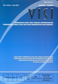 Jurnal ilmiah visi vol. 12 no. 1 juni 2017