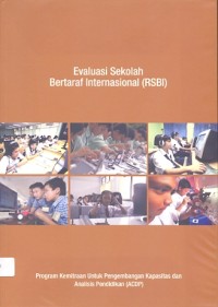Evaluasi sekolah bertaraf internasional (RSBI)