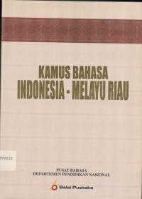 Kamus bahsa indonesia - melayu riau