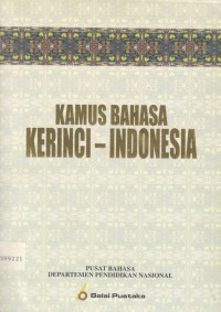 Kamus Bahasa Kerinci - Indonesia