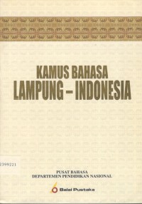 Kamus bahasa lampung - Indonesia