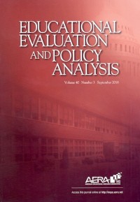 Educational evaluation and policy analysis [volume 40 number 3 september 2018]