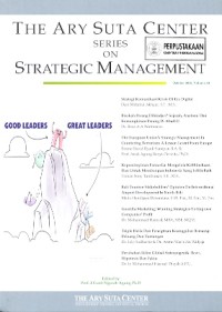 The Ary suta center series on strategic management [oktober 2018, volume 43]