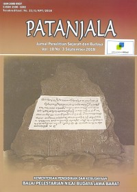 Patanjala: jurnal penelitian sejarah dan budaya [vol. 10 no. 3 september 2018]