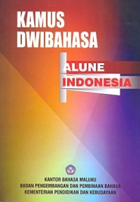 Kamus dwibahasa Alune - Indonesia