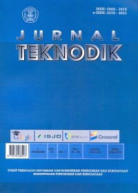 Jurnal teknodik [vol: 22 no. 1 hal: 01 - 98 jakarta, juni 2018]