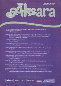 Aksara [volume 30, nomor 1, juni 2018]