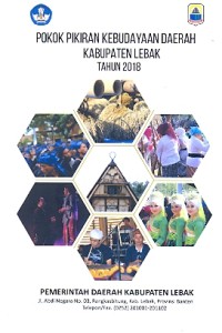 Pokok pikiran kebudayaan daerah kabupaten Lebak tahun 2018