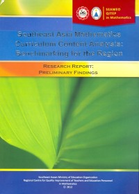 Southeast asia mathematics curriculum content analysis: benchmarking for the region