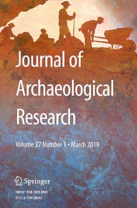 Journal of archaeological research [vol. 27 no. 1, march 2019]