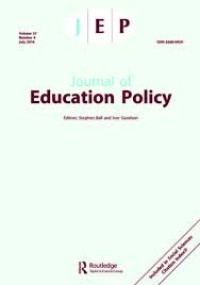 Journal of education policy volume 35 number 3 may 2020