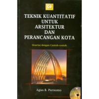 Teknik kuantitatif arsitektur dan perancangan kota