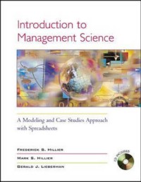 Introduction to management science : a modeling and case studies approach with spreadsheets