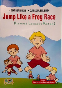 Jump like a frog race (lomba lompat katak)