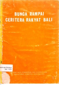 Bunga rampai ceritera rakyat Bali