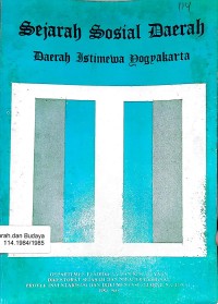 Sejarah sosial daerah : Daerah Istimewa Yogyakarta mobilitas sosial D.I. Yogyakarta periode awal abad XX-an