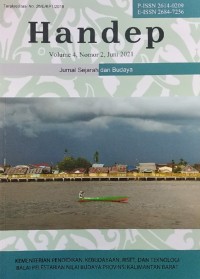 Handep : jurnal sejarah dan budaya volume 4 nomor 2 Juni 2021