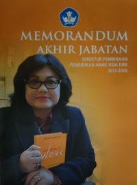 Memorandum akhir jabatan direktur pembinaan pendidikan anak usia dini 2015-2018