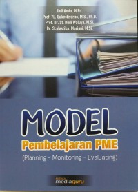 Model pembelajaran PME: Planning-monitoring-evaluating