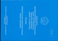 Peraturan Menteri Pendidikan, Kebudayan, Riset, dan Teknologi Republik Indonesia nomor 18 tahun 2021 tentang pembakuan dan kodifikasi kaidah Bahasa Indonesia
