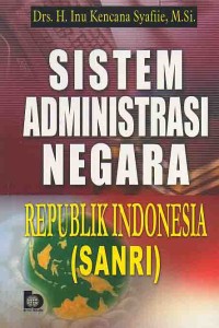 Sistem administrasi negara Republik Indonesia (SANRI)