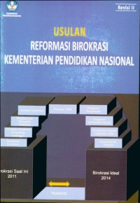 Usulan Reformasi Birokrasi Kementerian Pendidikan Nasional