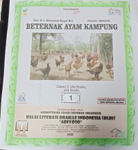 Beternak ayam kampung Jilid Braille 1