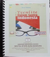 Teenlite dalam Sastra Indonesia jilid 1