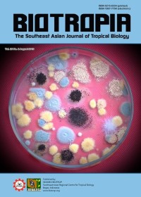 Biotropia : the southeast asian journal of tropical biology, vol.26, no.2, august 2019
